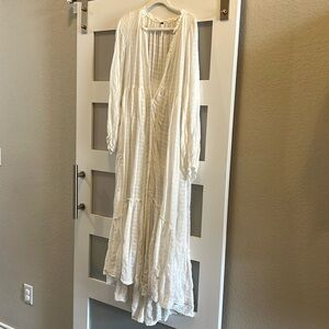 Free People Edie Tiered Button-up Maxi Dress